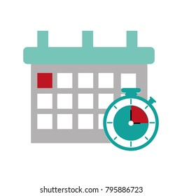 Isolated calendar design
