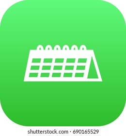 Isolated Calendar Icon Symbol On Clean Background. Vector Date  Element In Trendy Style.