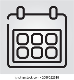 Isolated Calendar Vector Images Transparent Scalable Vector Graphic Icon