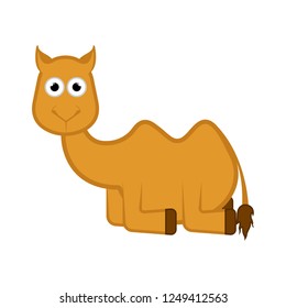Isolated camel comic cartoon. Vector illustration design