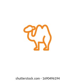 Isolated Camel Emoji, Emoticon, Vector Icon, Pictogram - Vector