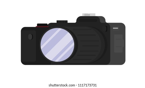 Isolated camera flat illustration