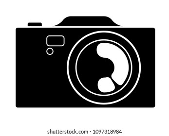 Isolated camera icon