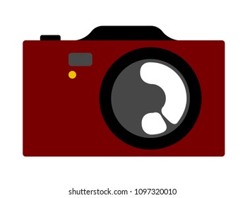 Isolated camera icon