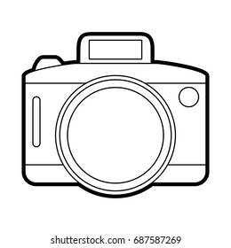 isolated camera icon