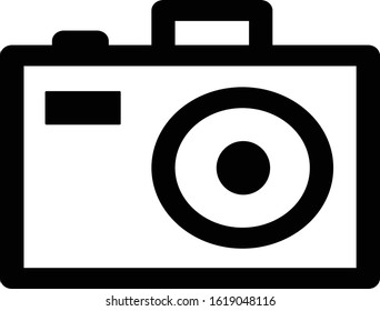  isolated camera icon vector illustration.
