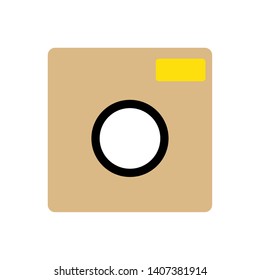 Isolated camera on a white background - Vector