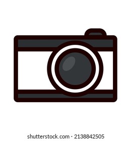 Isolated camera summer icon vector illustration