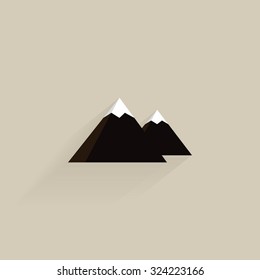 Isolated camping icon on a colored background