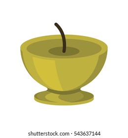 Isolated candle design
