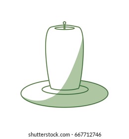 isolated candles cartoon