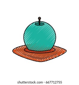 isolated candles cartoon