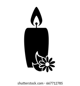isolated candles cartoon