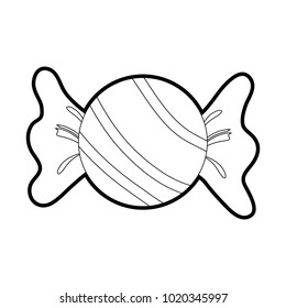 Isolated candy design