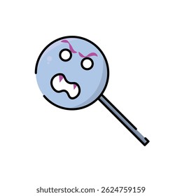 Isolated candy icon halloween cartoon draw illustration