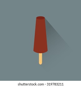Isolated candy icon on a grey background