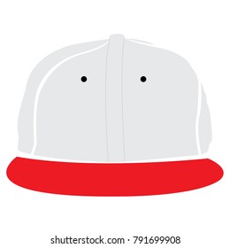 Isolated cap on a ehite background, vector illustration