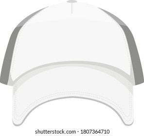 Isolated cap on white background illustration
