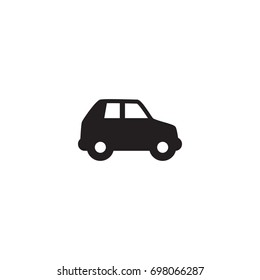 Isolated Car Icon Symbol On Clean Background. Vector Automobile Element In Trendy Style.