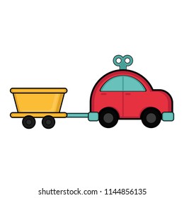 Isolated car toy icon