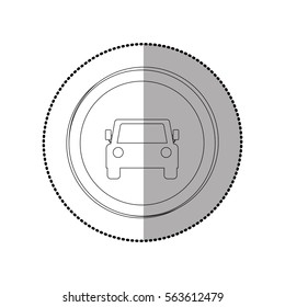 Isolated car vehicle