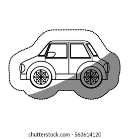 Isolated car vehicle