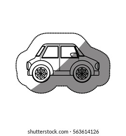Isolated car vehicle