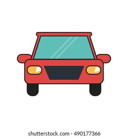 Isolated car vehicle design
