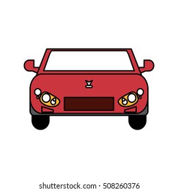 Isolated car vehicle design
