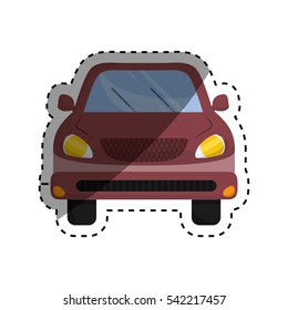 Isolated car vehicle icon vector illustration graphic design