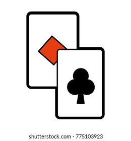 Isolated cards design