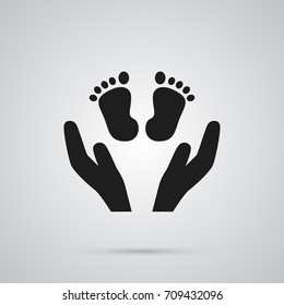 Isolated Care Icon Symbol On Clean Background. Vector Look After Element In Trendy Style.
