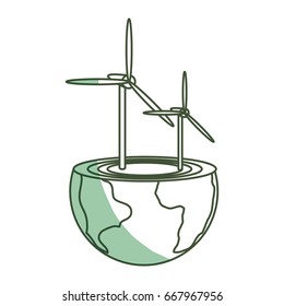 isolated care of the planet