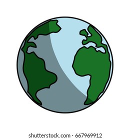 isolated care of the planet