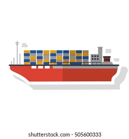 Isolated cargo ship design