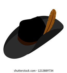 Isolated carnival hat icon. Vector illustration design