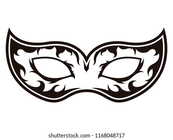 Isolated carnival mask icon. Vector illustration design