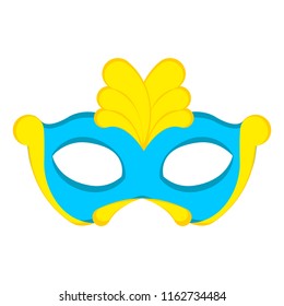 Isolated carnival mask image