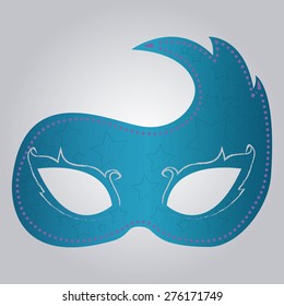Isolated carnival mask on a background. Vector illustration