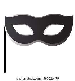 Isolated carnival mask on a white background, Vector illustration