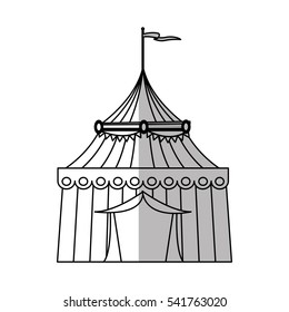 Isolated carnival tent design