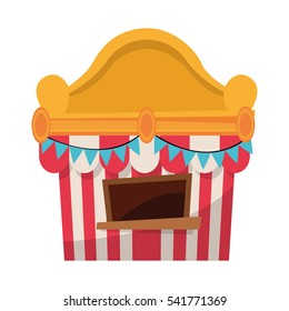 Isolated carnival tent design