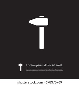 Isolated Carpentry Icon. Repair Vector Element Can Be Used For Repair, Carpentry, Hammer Design Concept.