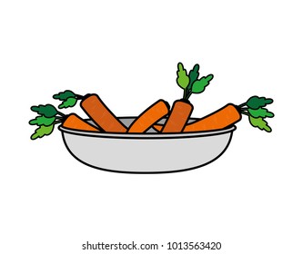 Isolated carrot design