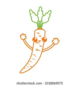 Isolated carrot design