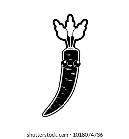 Isolated carrot design