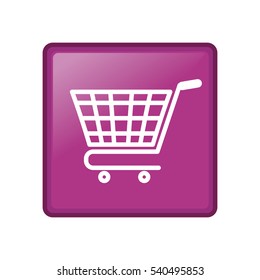 Isolated cart shopping icon vector illustration graphic design