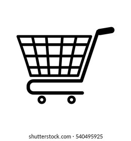 Isolated cart shopping icon vector illustration graphic design