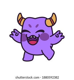 Isolated cartoon of an alien - Vector illustration