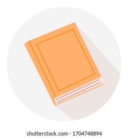 Libro de caricaturas aislado sobre ilustración vectorial de fondo claro diseño plano estilo moderno